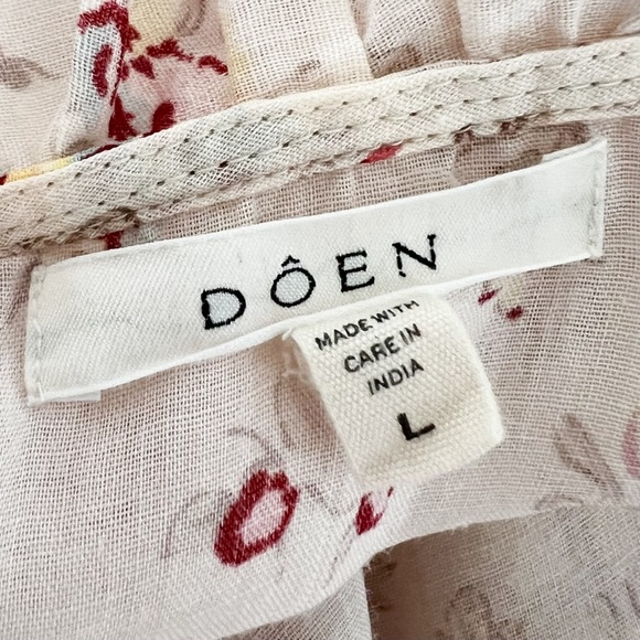 Ethereal Doen Ondine Dress Tuileries Blooms Size Large Cottagecore Dress - Picture 3 of 14